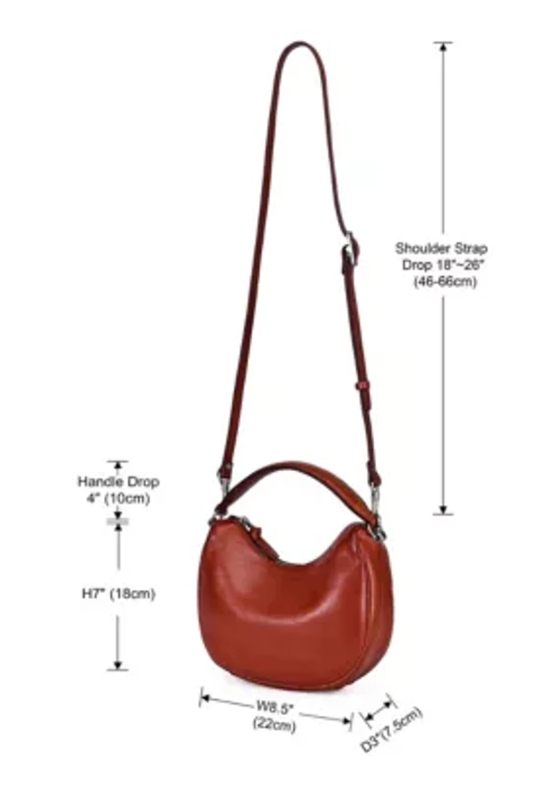 Dahlia Small Soft Everyday Leather Hobo Bag