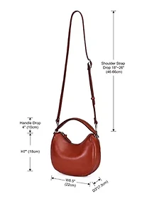 Dahlia Small Soft Everyday Leather Hobo Bag