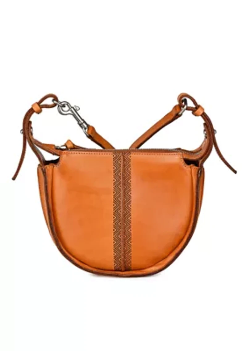 Dahlia Small Structured Leather Crossbody