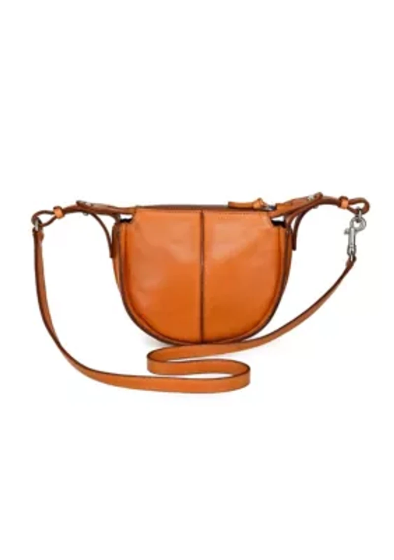 Dahlia Small Structured Leather Crossbody