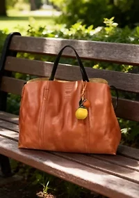 Persi Mini Handcrafted Leather Botanical Fruit Charm