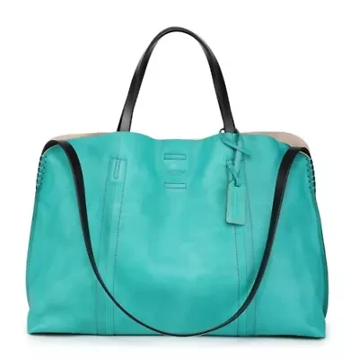 Forest Island Leather Tote