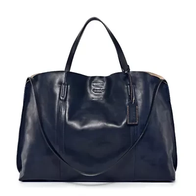 Forest Island Leather Tote