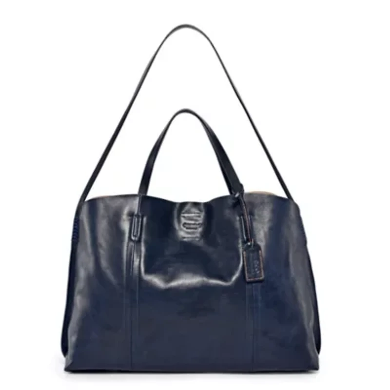 Forest Island Leather Tote