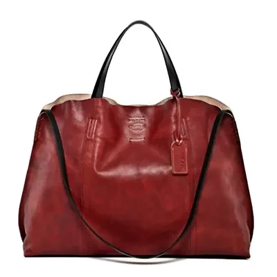 Forest Island Leather Tote