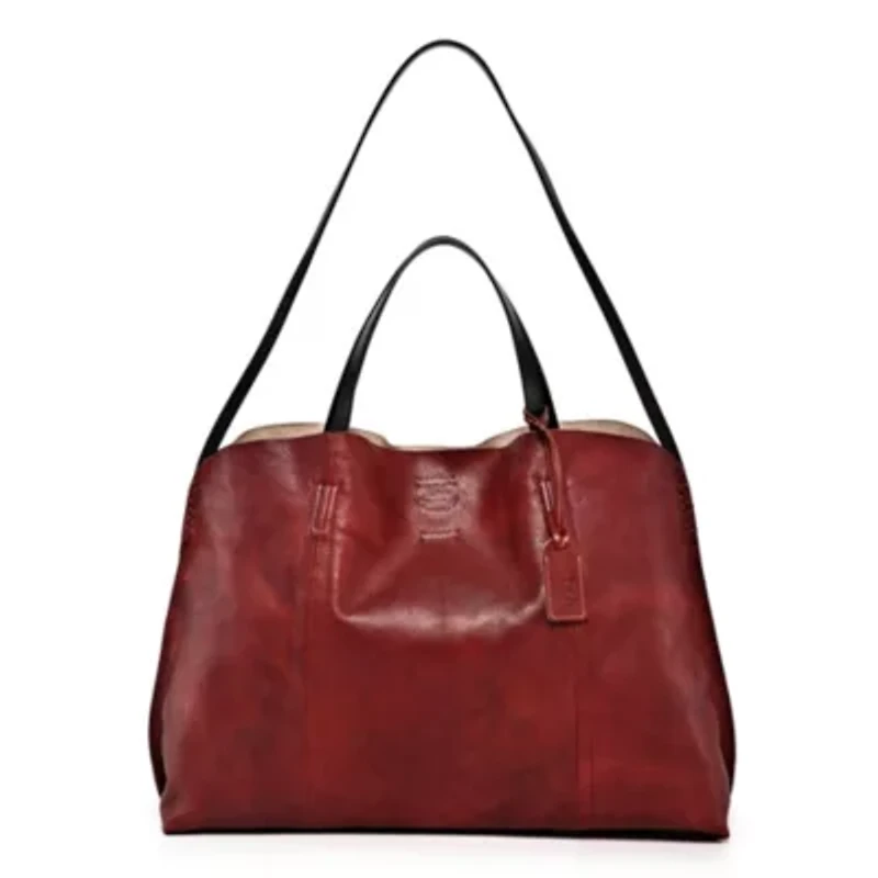 Forest Island Leather Tote