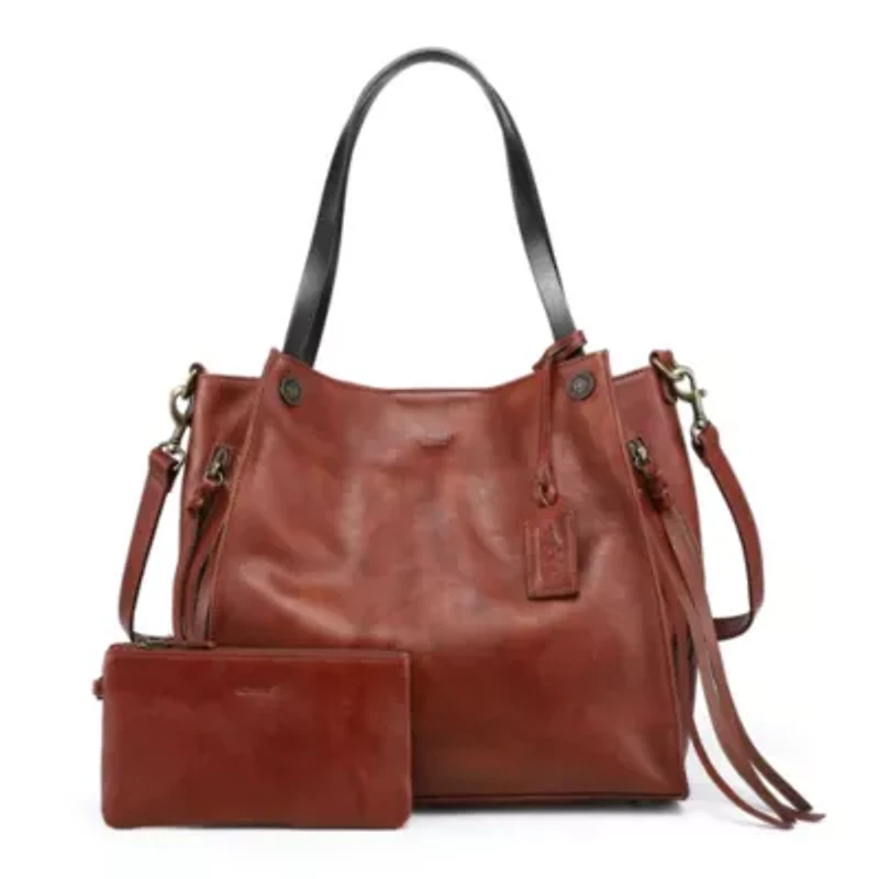 Daisy Leather Tote