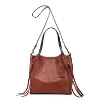 Daisy Leather Tote