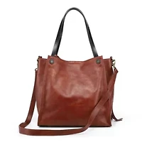 Daisy Leather Tote