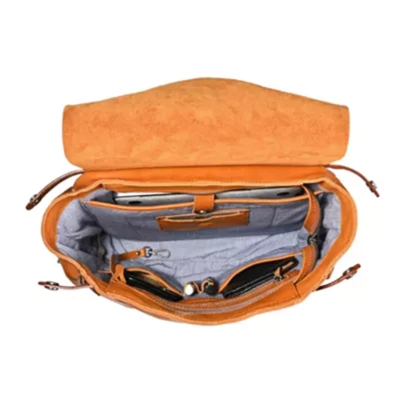 Old Trend Lawnwood Leather Backpack