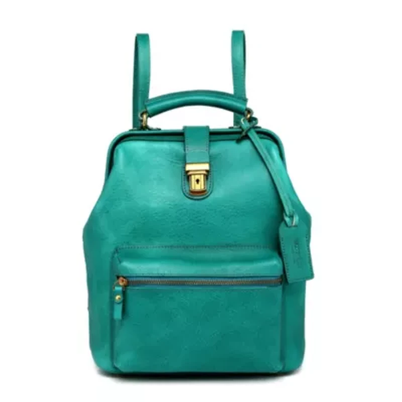 Doctor Convertible Leather Backpack