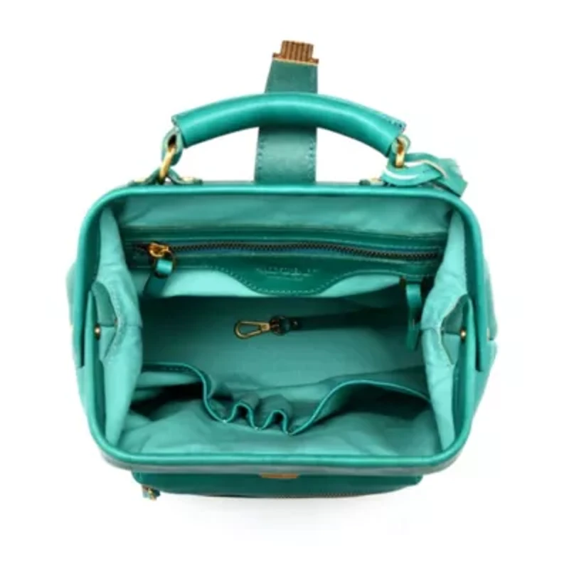 Doctor Convertible Leather Backpack