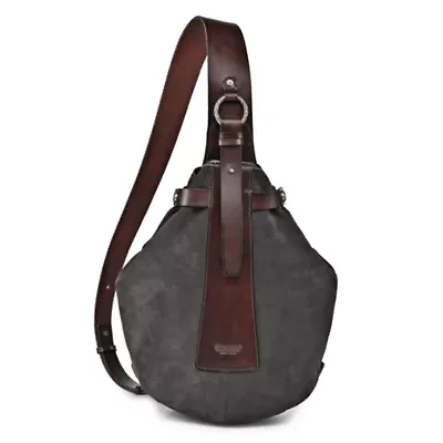 Daisy Leather Suede Sling Bag