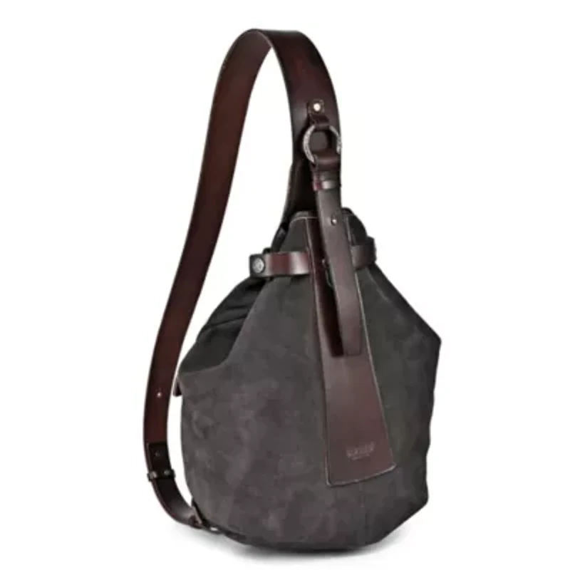 Daisy Leather Suede Sling Bag