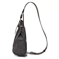 Daisy Leather Suede Sling Bag