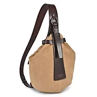 Daisy Leather Suede Sling Bag