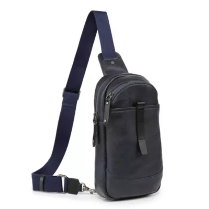 Sun Wing Leather Sling Bag