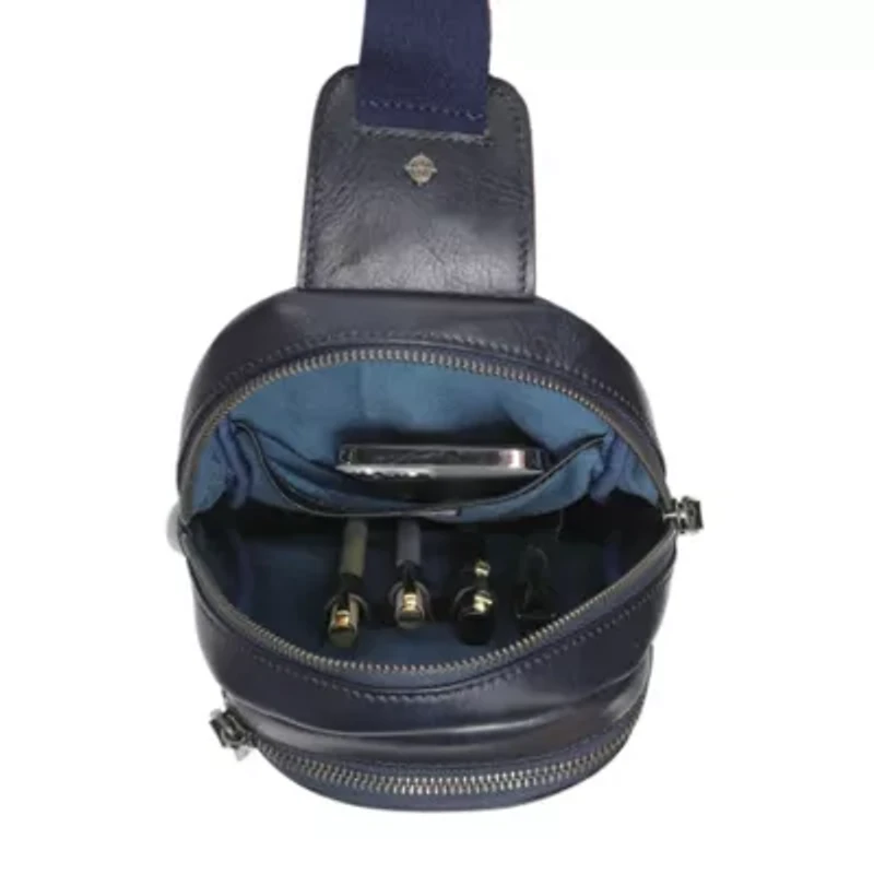 Sun Wing Leather Sling Bag
