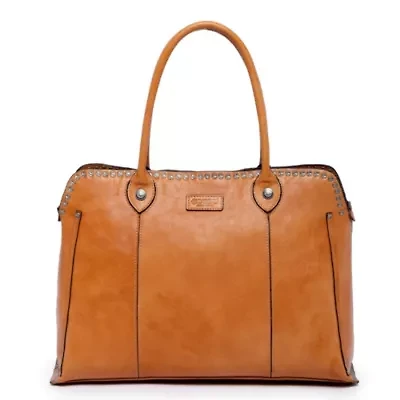 Soul Stud Leather Satchel