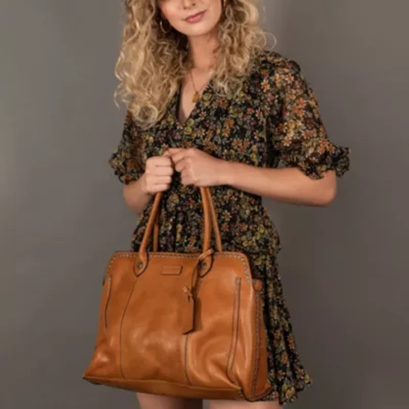 Soul Stud Leather Satchel