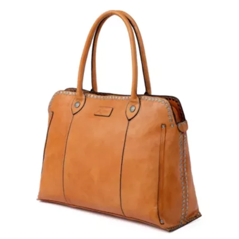 Soul Stud Leather Satchel