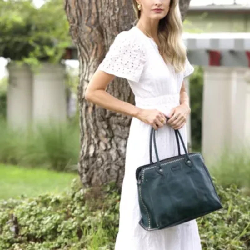 Soul Stud Leather Satchel