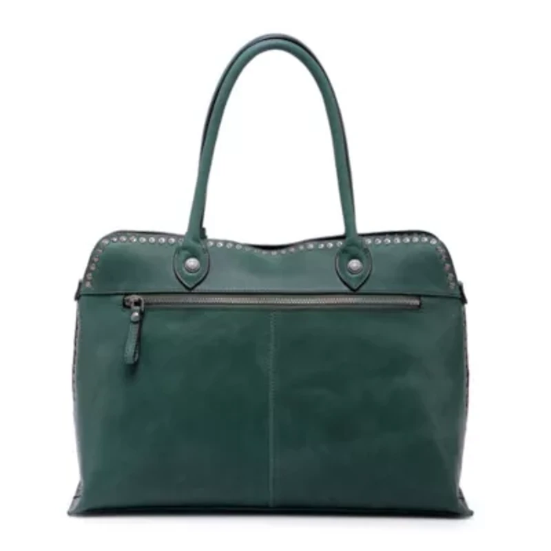 Soul Stud Leather Satchel