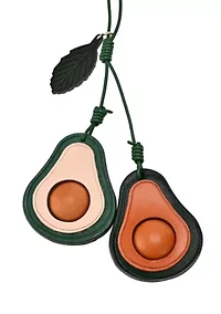 Avo Mini Handcrafted Leather Botanical Fruit Charm