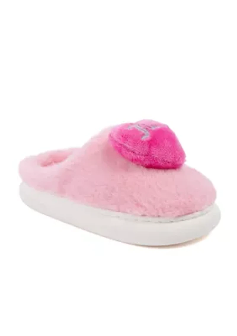 Heart Closed Toe Slippers