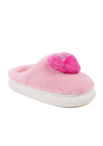 Heart Closed Toe Slippers