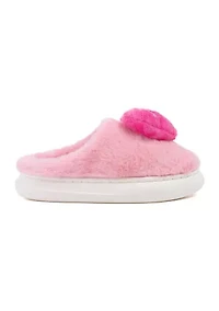 Heart Closed Toe Slippers