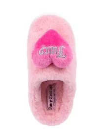 Heart Closed Toe Slippers