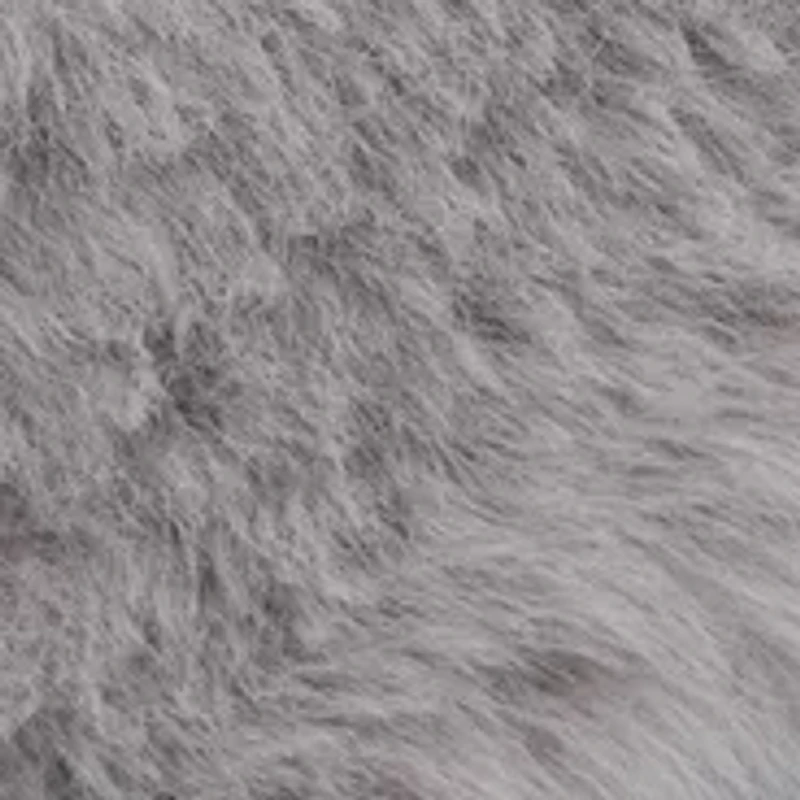 Fur Logo Slide Slippers