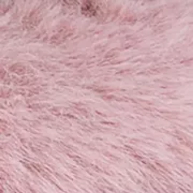 Fur Logo Halo Slide Slippers