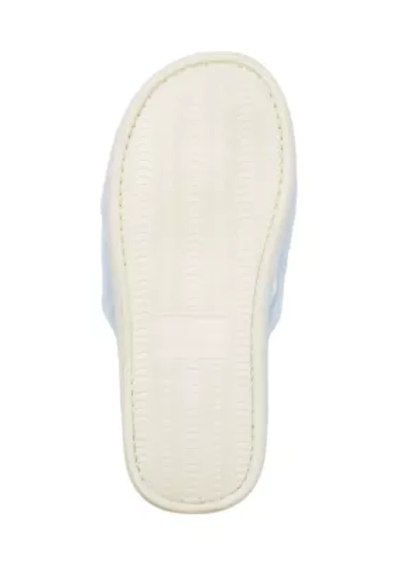 Open Toe Fur Slippers