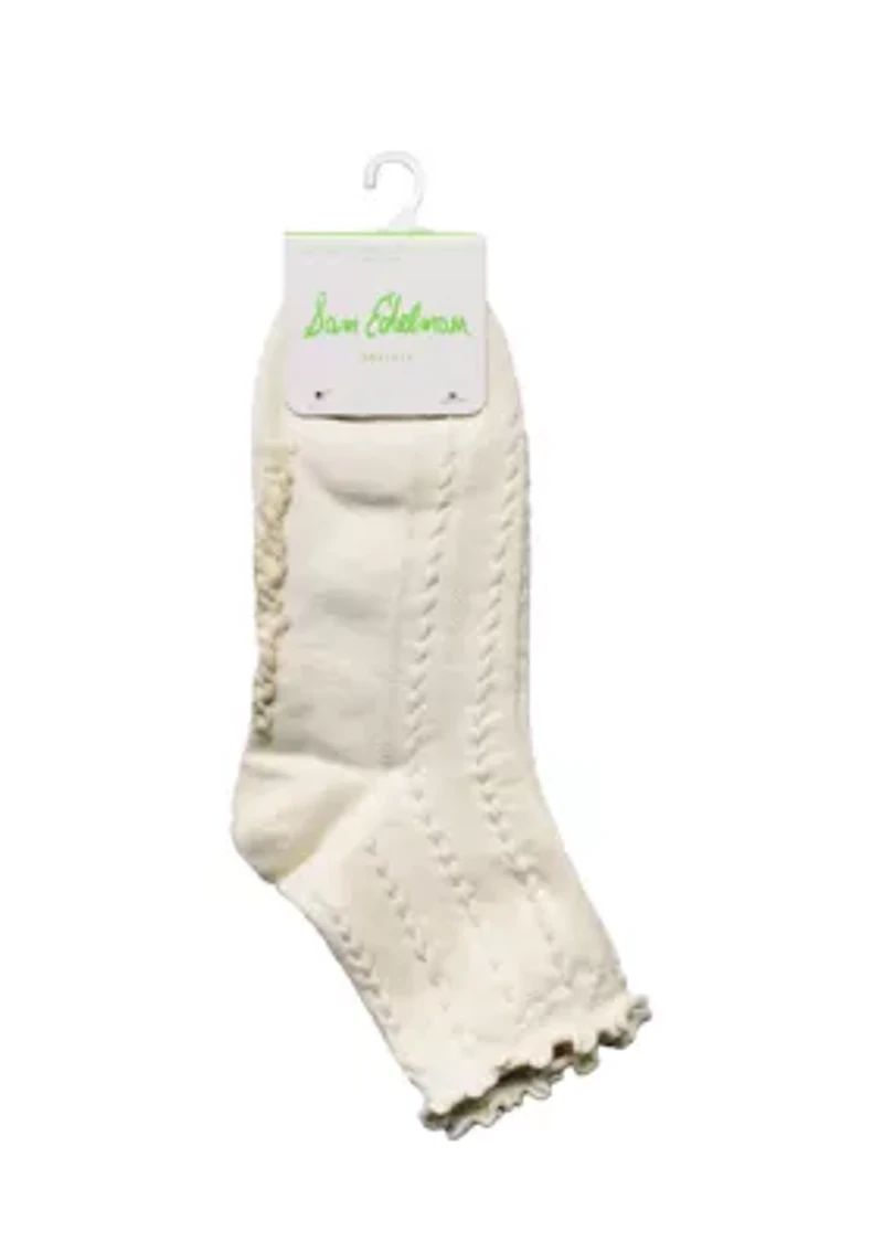 3 Pack Lettuce Trim Anklet Socks