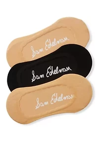 Shimmer Scallop Laser Liner Socks with Jersey Bottom