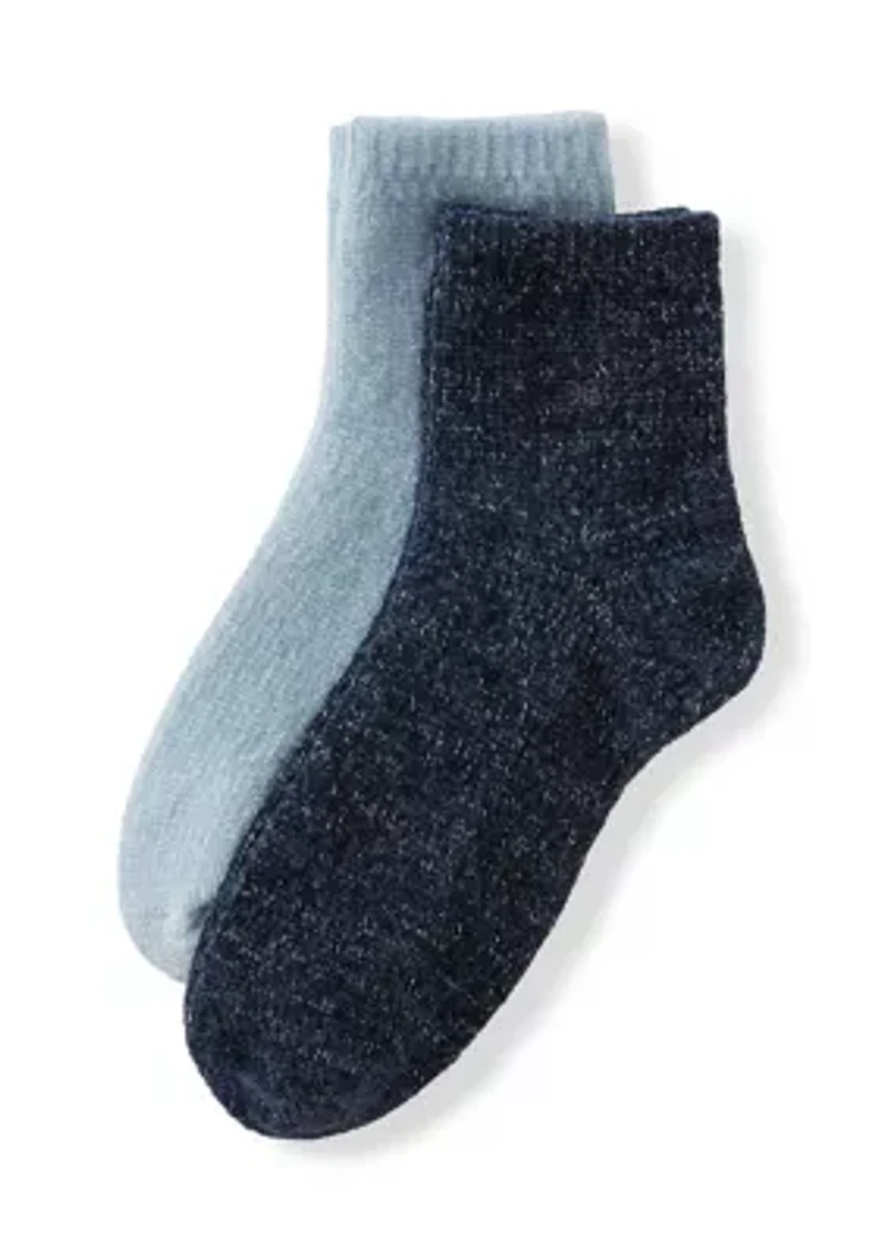 2-Pack RIbbed Midi Boot Socks