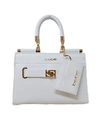 Alex Quilted Satchel With Card Case