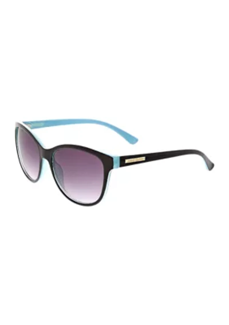 Rounded Cat Eye Sunglasses