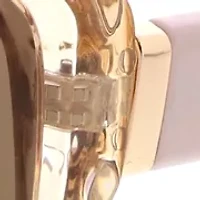 Rounded Modern Cat Eye Sunglasses with Metal Bar Decos