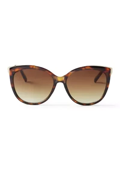 Rounded Cat Eye Sunglasses