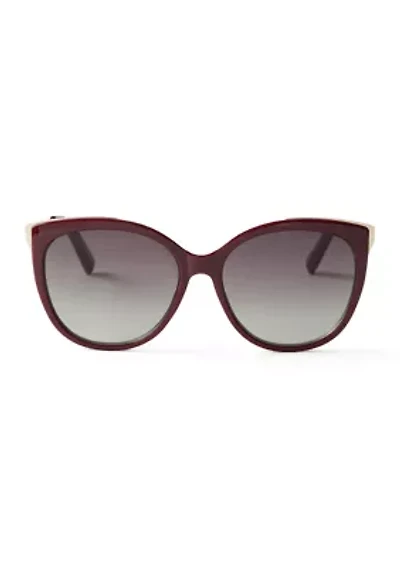 Rounded Cat Eye Sunglasses