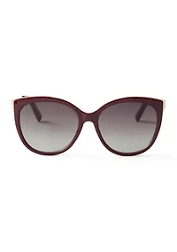 Rounded Cat Eye Sunglasses