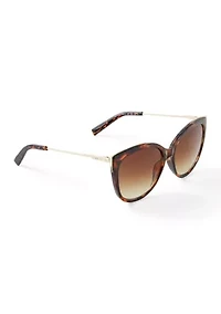Rounded Cat Eye Sunglasses
