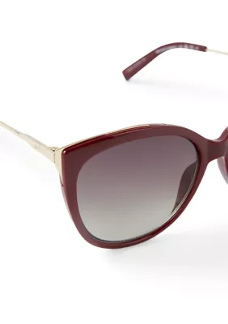 Rounded Cat Eye Sunglasses