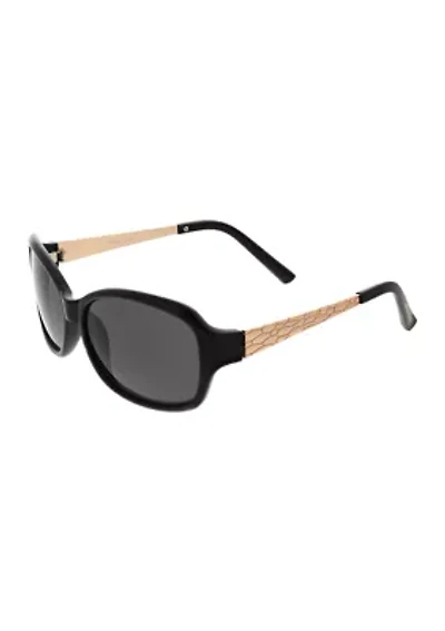 Wrapped Rectangle Python Sunglasses