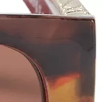 Medium Cat Eye Sunglasses with Textured Temples