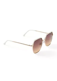 Angled Square Sunglasses