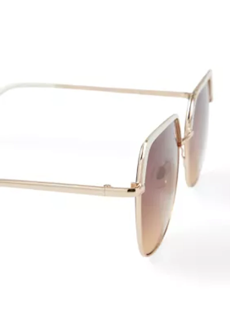 Angled Square Sunglasses
